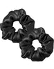 XXL Satin Scrunchies - Black