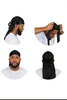Black 100% premium Satin Durag