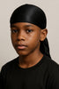 Black 100% premium Satin Durag