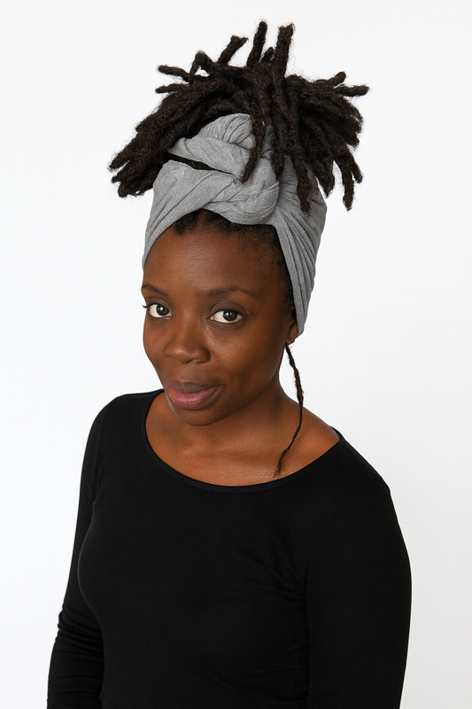 Heather Grey  Headwrap