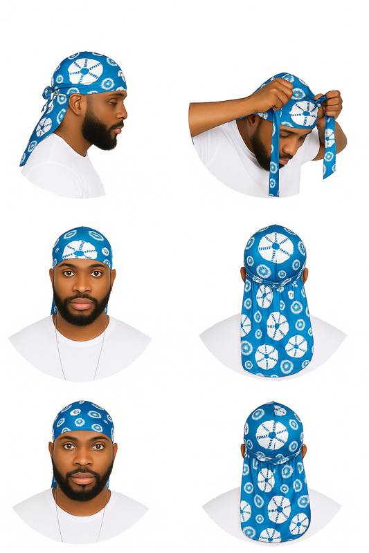 Adire 100% premium Satin Durag