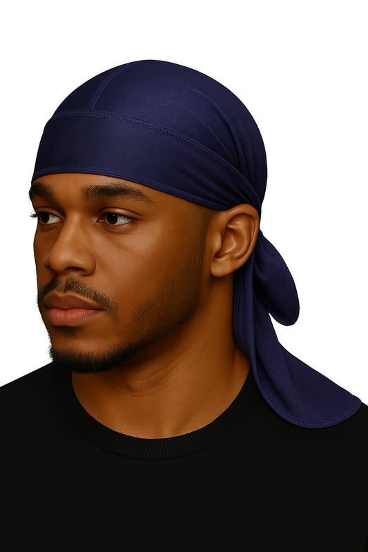 Navy Blue 100% premium Satin Durag