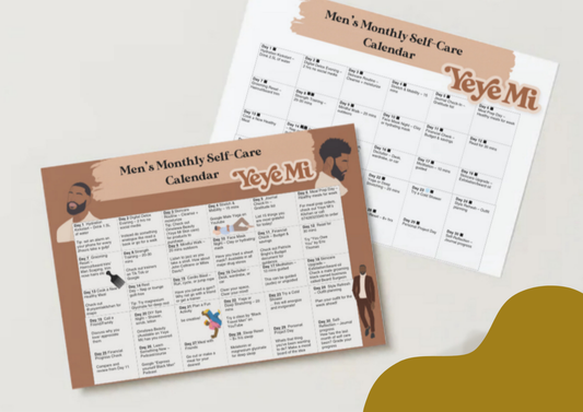 Men’s) Self-Care Calendar e-calendar