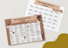 Men’s) Self-Care Calendar e-calendar