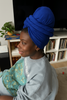 Navy Blue Headwrap