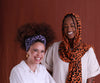 Tangerine Leopard Headwrap